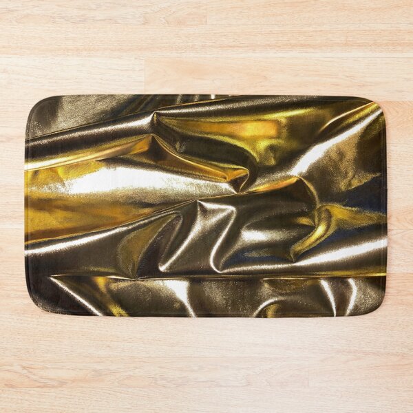 Item preview, Gold metallic fabric designed and sold by DarkArtStudio.