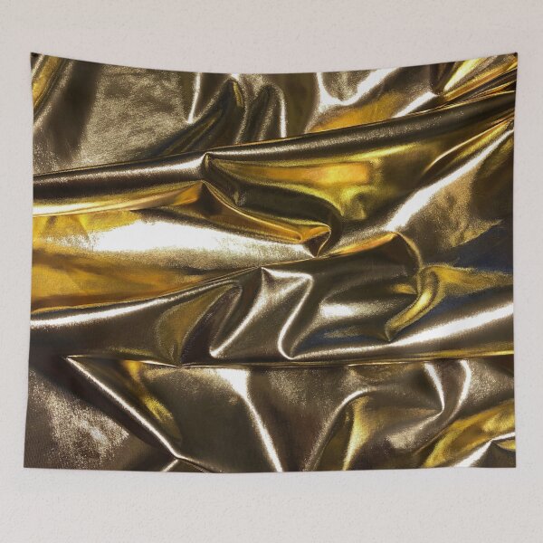 Item preview, Gold metallic fabric designed and sold by DarkArtStudio.
