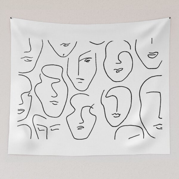 Item preview, Faces // Line Art designed and sold by simplynastya.