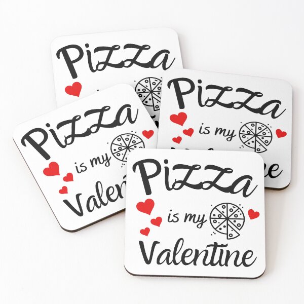 Item preview, Pizza Is My Valentine - Typography Design designed and sold by Valuential.