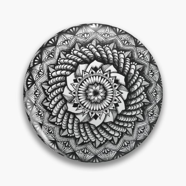 Item preview, mandala sticker designed and sold by ArtfullyReka.