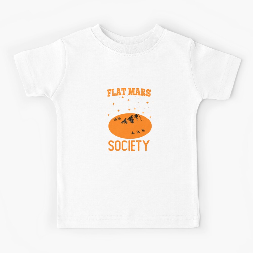 flat mars society t shirt meaning