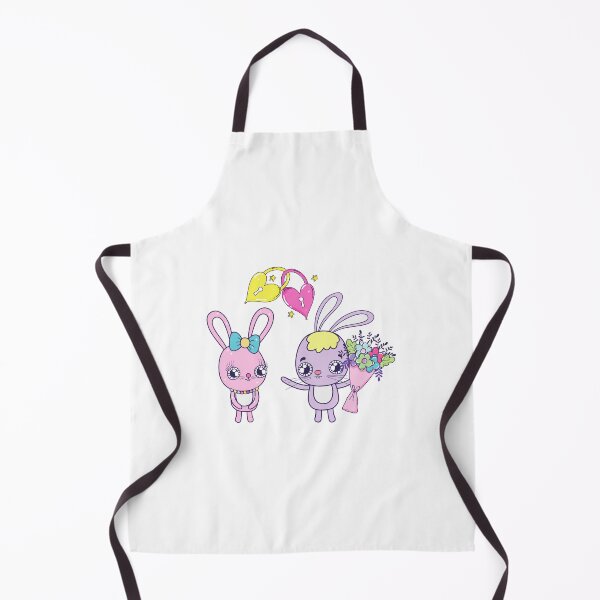Item preview, Cute rabbits Couple with Flowers Valentine Day Stickers designed and sold by lhousshop.