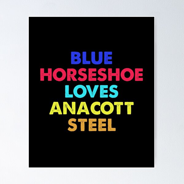 Item preview, Blue Horseshoe loves anacott steel vintage designed and sold by ContreiDesign.