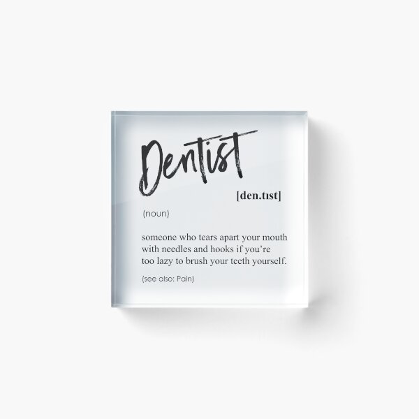 Item preview, Dentist Dictionary designed and sold by northshire.