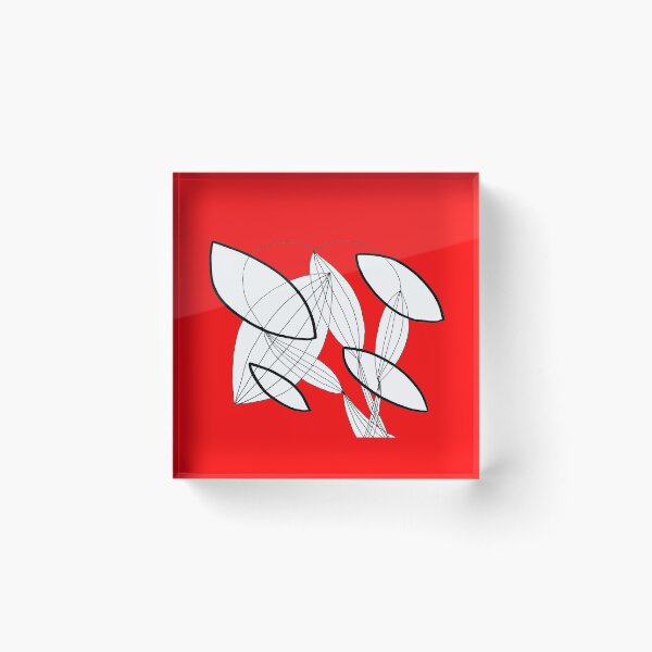Item preview, Organic objects on Red Board designed and sold by Istvan Ocztos.