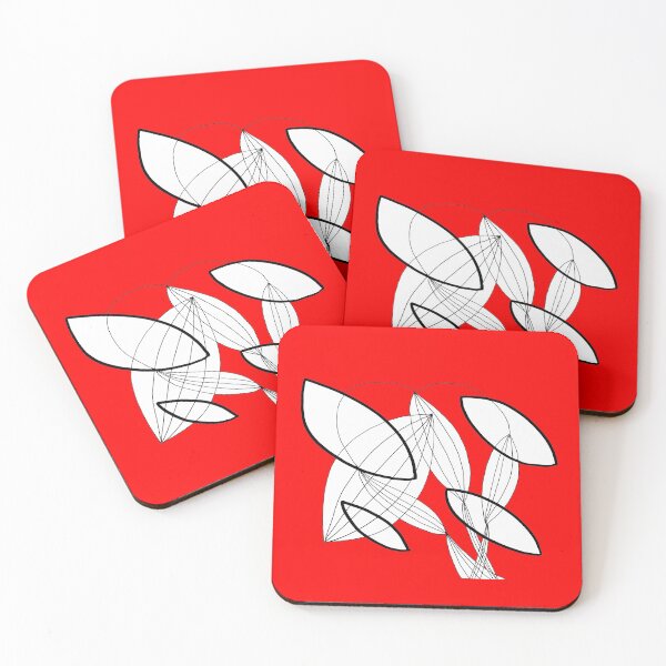 Item preview, Organic objects on Red Board designed and sold by Istvan Ocztos.