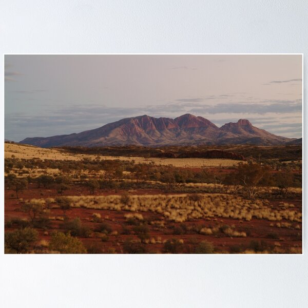Item preview, Joe Mortelliti Gallery - Purple tones, Mt Sonder, MacDonnell Ranges, Northern Territory, Australia.  designed and sold by thisisaustralia.