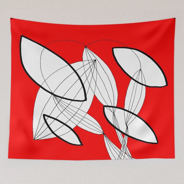 Item preview, Organic objects on Red Board designed and sold by Istvan Ocztos.