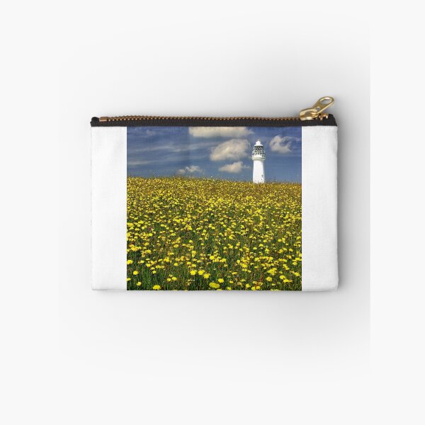 Item preview, Lighthouse in dandelion field  designed and sold by leephotoofyork.