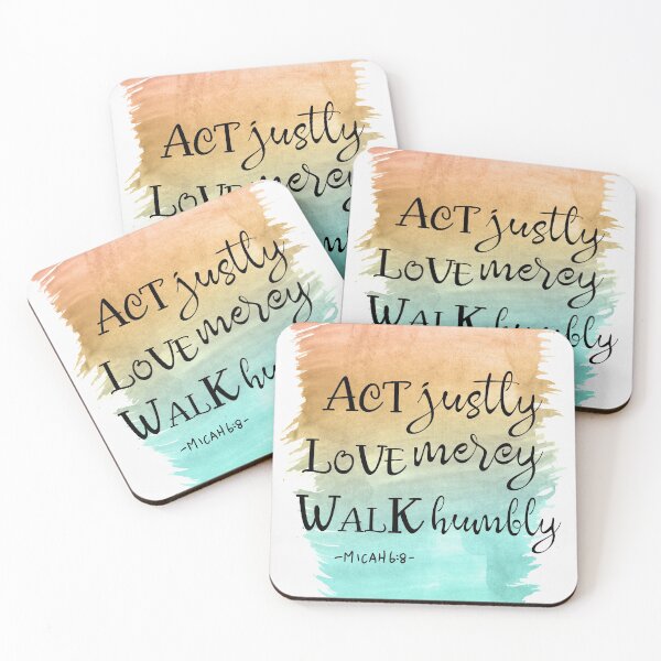 Item preview, Act Justly Love Mercy Walk Humbly designed and sold by della95.