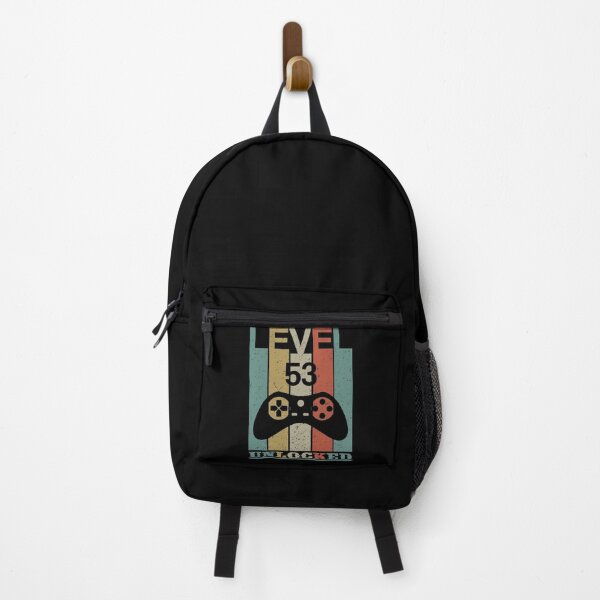 Vista previa del artículo con la obra « Nivel 53 desbloqueado, regalo del 53 aniversario, consola desbloqueada de nivel 53», diseñado y vendido por LEByasser.