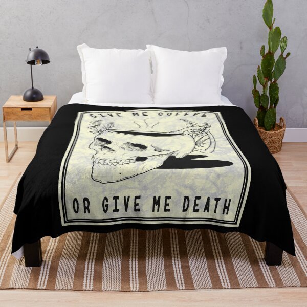 Item preview, Give me Coffee or Give me Death designed and sold by SoulArtLove.