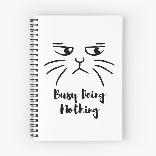 Item preview, *Busy Doing Nothing*- black Kitten designed and sold by Maroun.