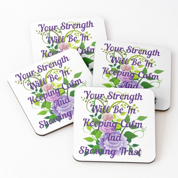 Item preview,  your strength will be in keeping calm and showing trust (2) designed and sold by cute105.