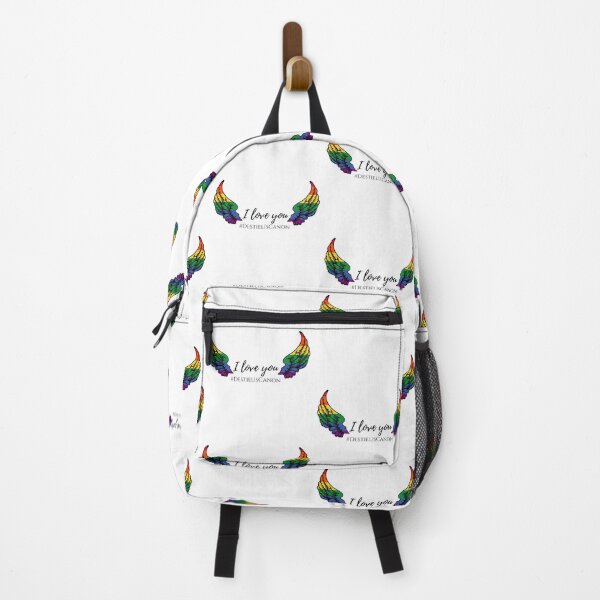 Item preview, i love you destiel is canon rainbow wings designed and sold by LannisterOnMars.