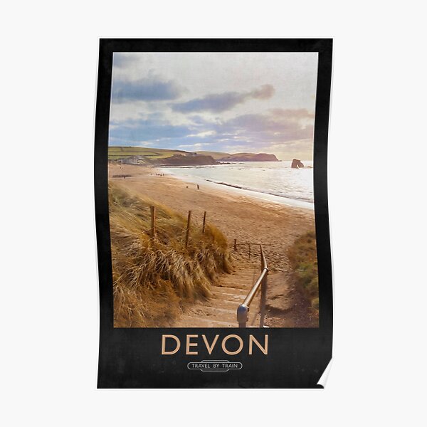 Devon Railway Poster Poster