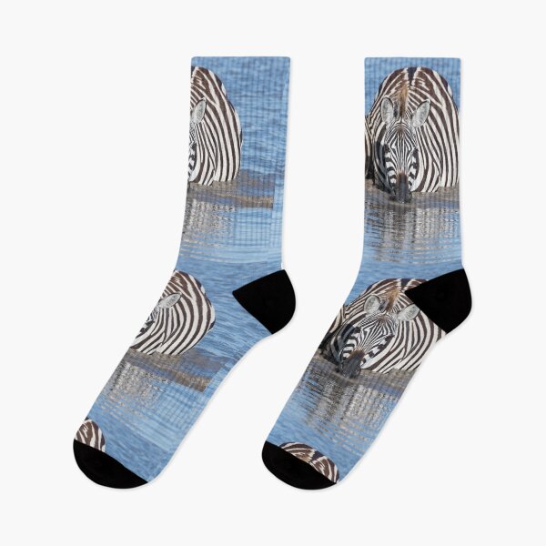 Item preview, Zebras drinking water designed and sold by Ingo Gerlach.