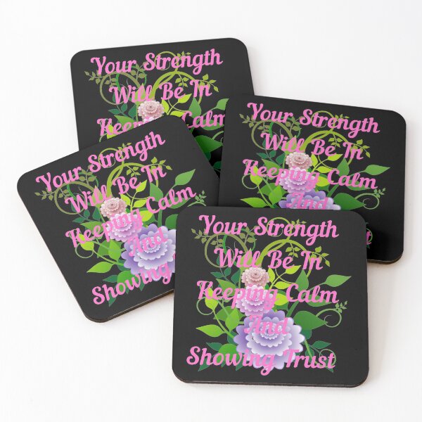 Item preview, your strength will be in keeping calm and showing trust (3) designed and sold by cute105.