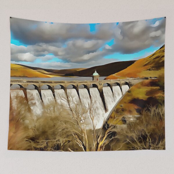 Item preview, Craig Coch Dam (Painting) designed and sold by cmphotographs.