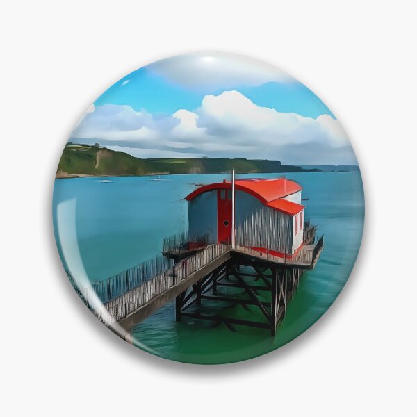 Item preview, Tenby Lifeboat Station (Painting) designed and sold by cmphotographs.