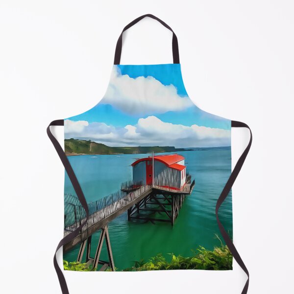Item preview, Tenby Lifeboat Station (Painting) designed and sold by cmphotographs.
