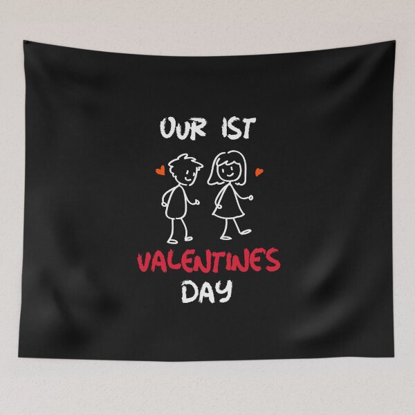 Item preview, Our 1st Valentines Day, First Valentine designed and sold by DiscGolfTees.
