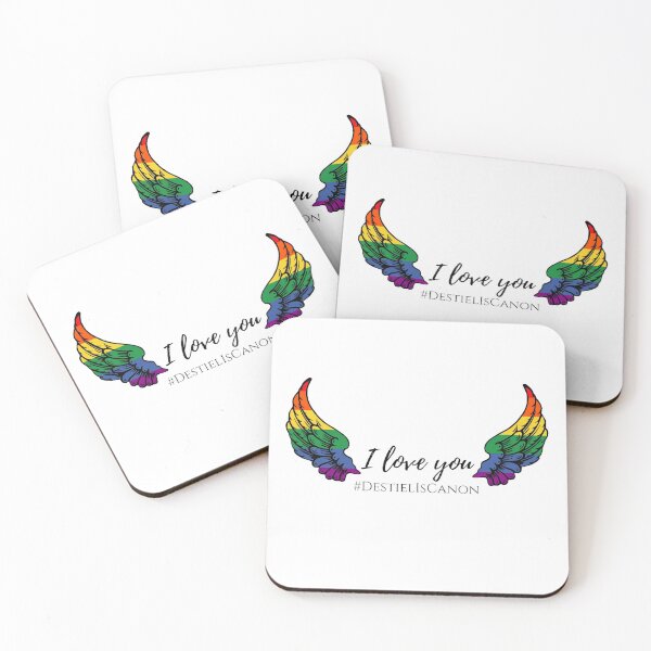 Item preview, i love you destiel is canon rainbow wings designed and sold by LannisterOnMars.