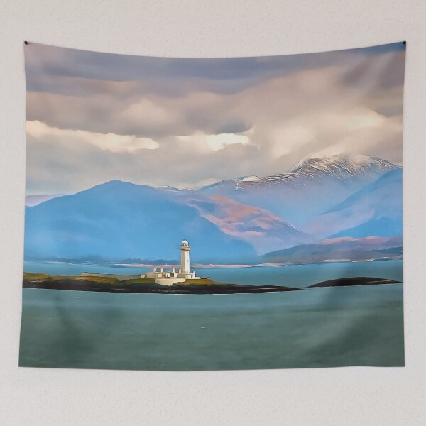 Item preview, Lismore lighthouse (Painting) designed and sold by cmphotographs.