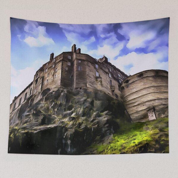Item preview, Edinburgh Castle (Painting) designed and sold by cmphotographs.