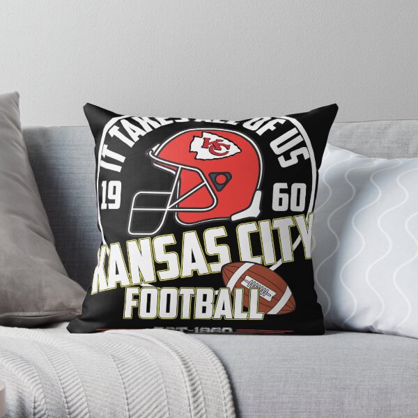 Kansas City football Throw Pillow