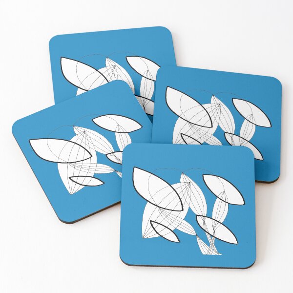 Item preview, Organic objects on Blue Board designed and sold by Istvan Ocztos.