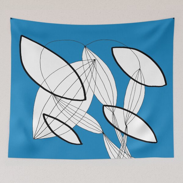 Item preview, Organic objects on Blue Board designed and sold by Istvan Ocztos.