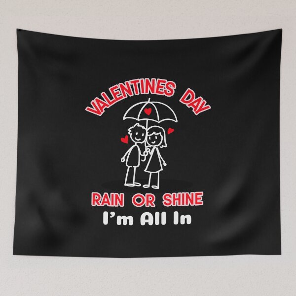 Item preview, Valentines Day Rain or Shine Im All In, Forever and Always designed and sold by DiscGolfTees.