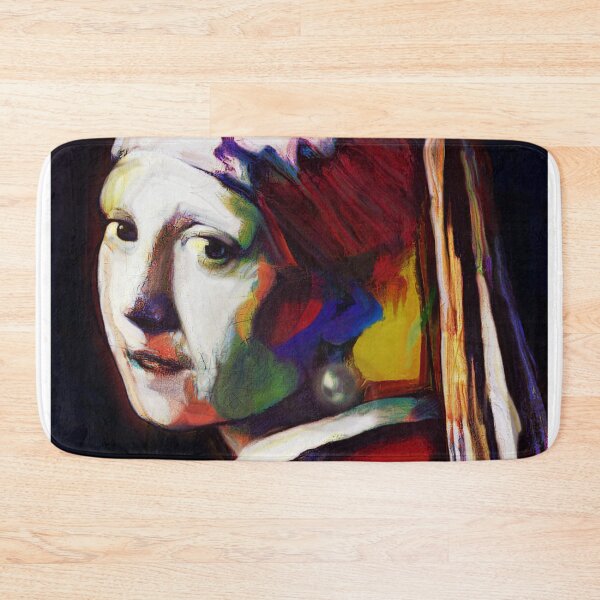 Item preview, Girl with the pearl goes modern designed and sold by Tisfraai.