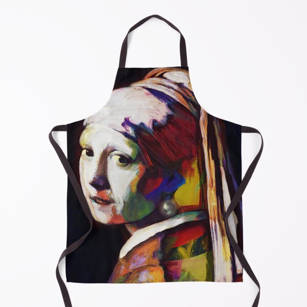 Item preview, Girl with the pearl goes modern designed and sold by Tisfraai.