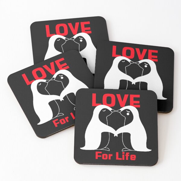Item preview, Love For Life, Valentines Day, Love Forever, Penguins designed and sold by DiscGolfTees.
