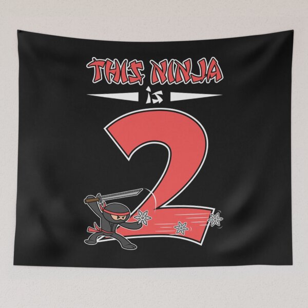 Item preview, Kids Ninja Birthday Shirt - 2nd Birthday designed and sold by mckinley-marce.