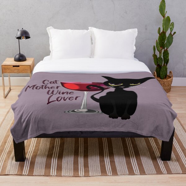 Item preview, Cat mother wine lover designed and sold by Arteria Mix.