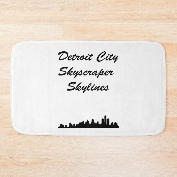 Item preview, Detroit City Skyscraper Skylines designed and sold by hockeng.