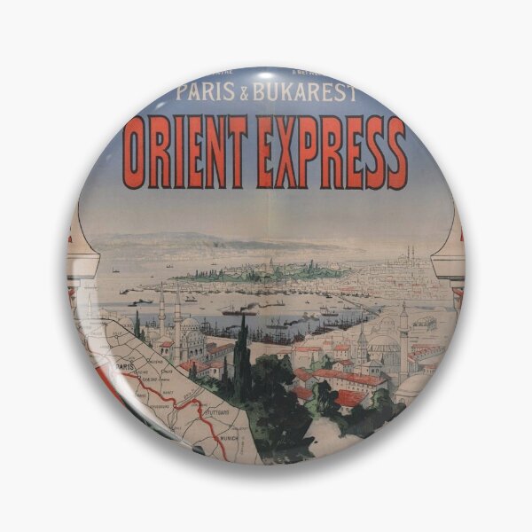 Item preview, Orient Express Constantinople - Vintage Train Travel Poster - Vintage Travel Art designed and sold by cutesy.