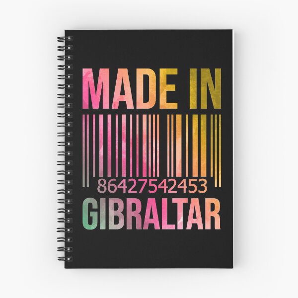 Artikelvorschau, Hergestellt in Gibraltar in Aquarell entworfen und verkauft von XCIV.