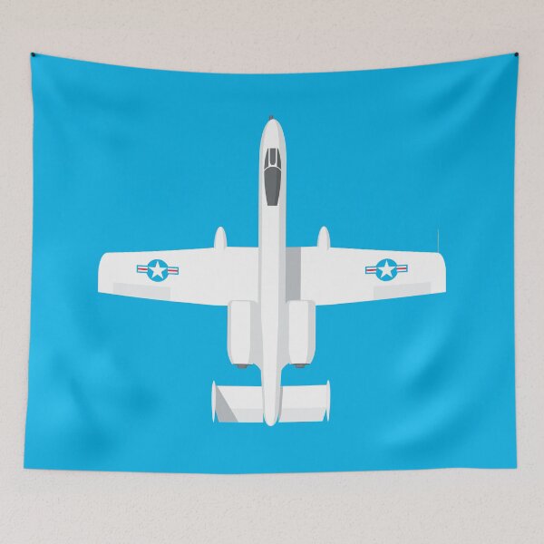 Item preview, A-10 Jet Aircraft - Cyan designed and sold by VoodooCircus.