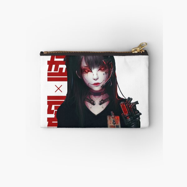 Item preview, Cyborg Girl Vaporwave Japanese Cyberpunk designed and sold by OWLvision33.