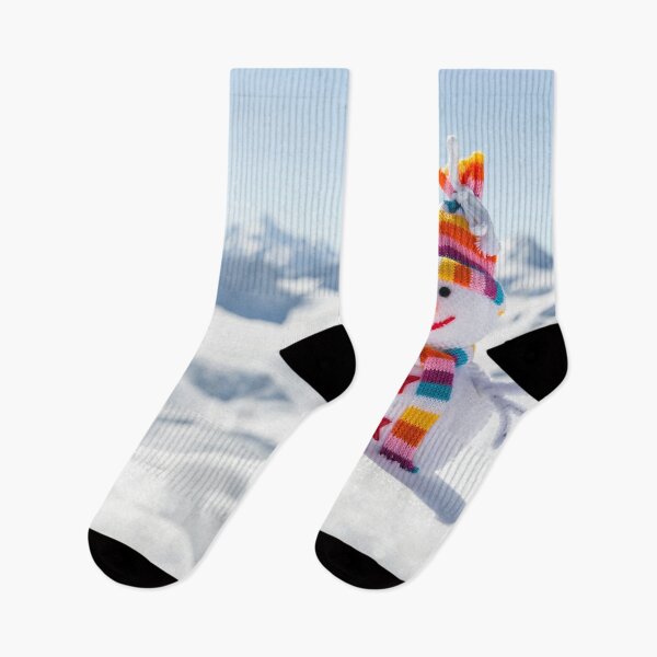 Item preview, Happy Snowman On Winter Mountain designed and sold by JTS STORE.