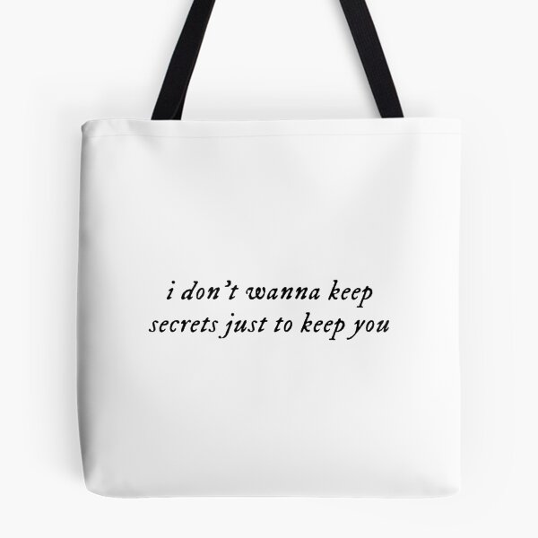 Item preview, i don't wanna keep secrets just to keep you designed and sold by FynnFDesign.