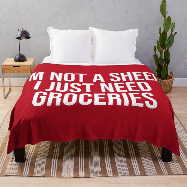Item preview, I'm Not A Sheep I Just Need Groceries Resistance designed and sold by Sour Soul.