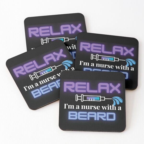 Item preview, Relax I am a nurse with a beard designed and sold by DaphneyBlossom.