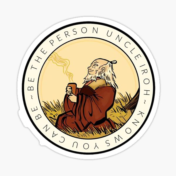 The Person Uncle Iroh T-Shirt Sticker