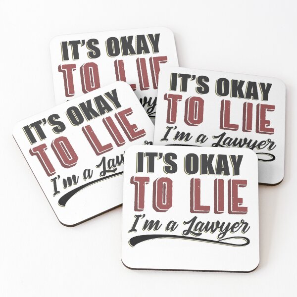 Item preview, It's Okay To Lie, I'm A Lawyer designed and sold by Mesyo.